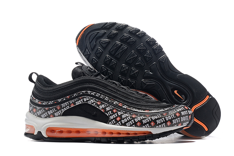 New Nike Air Max 97 1938 Black White Orange - Click Image to Close